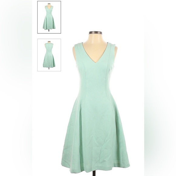 Banana Republic Dresses & Skirts - Mint A-line V-neck Dress by Banana Republic. Size 00 Petite